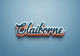 Cursive Name DP: Claiborne