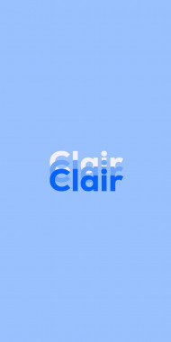 Name DP: Clair