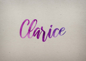 Clarice Watercolor Name DP