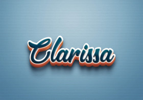 Cursive Name DP: Clarissa