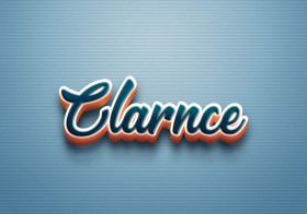 Cursive Name DP: Clarnce