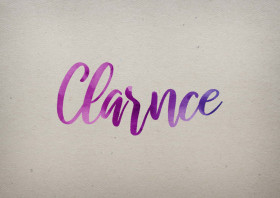 Clarnce Watercolor Name DP