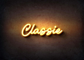 Glow Name Profile Picture for Classie