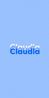 Name DP: Claudia