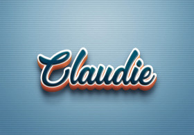 Cursive Name DP: Claudie