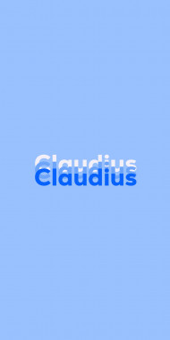 Name DP: Claudius