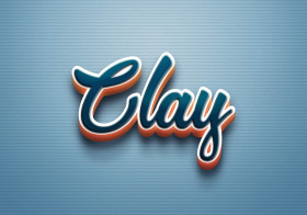 Cursive Name DP: Clay