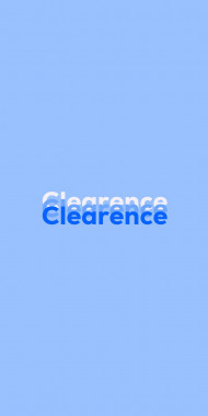 Name DP: Clearence