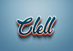 Cursive Name DP: Clell