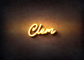Glow Name Profile Picture for Clem