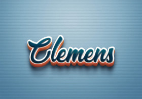 Cursive Name DP: Clemens