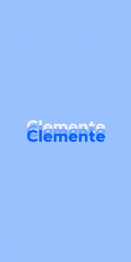 Name DP: Clemente