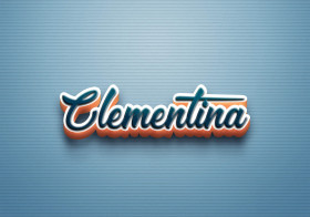 Cursive Name DP: Clementina