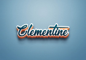 Cursive Name DP: Clementine