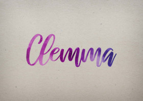 Clemma Watercolor Name DP