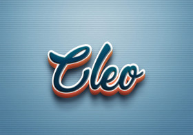 Cursive Name DP: Cleo