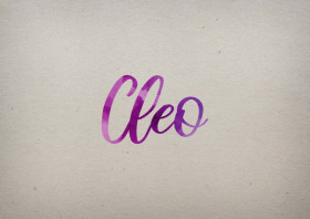 Cleo Watercolor Name DP