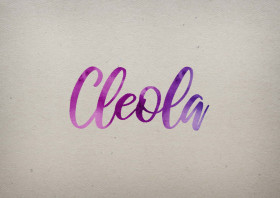 Cleola Watercolor Name DP