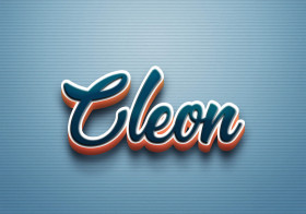 Cursive Name DP: Cleon