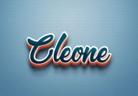 Cursive Name DP: Cleone