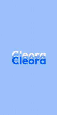 Name DP: Cleora