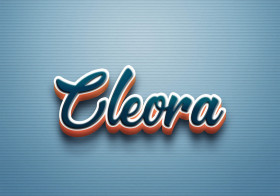 Cursive Name DP: Cleora