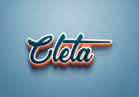 Cursive Name DP: Cleta