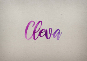 Cleva Watercolor Name DP