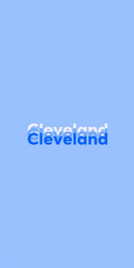 Name DP: Cleveland