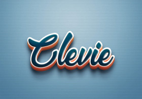Cursive Name DP: Clevie