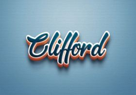 Cursive Name DP: Clifford