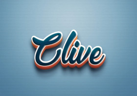 Cursive Name DP: Clive