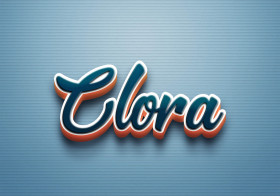 Cursive Name DP: Clora