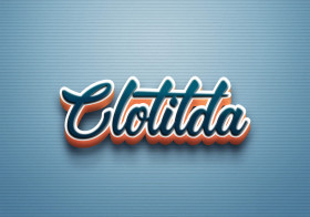 Cursive Name DP: Clotilda