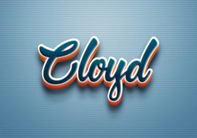 Cursive Name DP: Cloyd