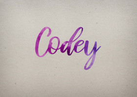 Codey Watercolor Name DP