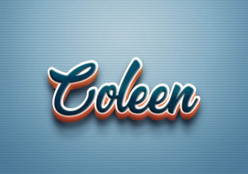 Cursive Name DP: Coleen