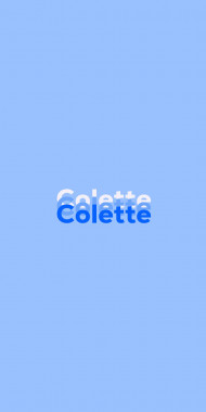 Name DP: Colette