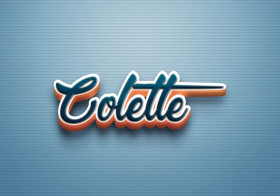 Cursive Name DP: Colette