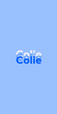 Name DP: Colie