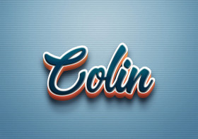 Cursive Name DP: Colin