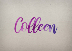 Colleen Watercolor Name DP