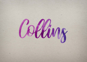 Collins Watercolor Name DP