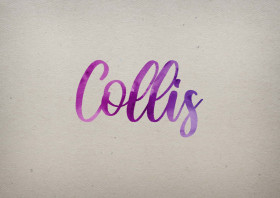 Collis Watercolor Name DP