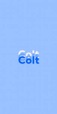 Name DP: Colt