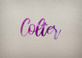 Colter Watercolor Name DP