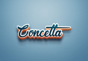 Cursive Name DP: Concetta