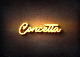 Glow Name Profile Picture for Concetta