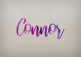 Connor Watercolor Name DP