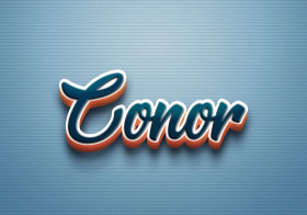 Cursive Name DP: Conor